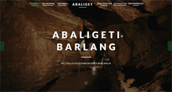 Desktop Screenshot of abaliget.hu